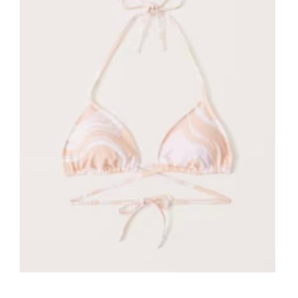 Abercrombie criss cross bikini top